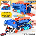 Dinosaur Truck Toy Set | 3-in-1 Racing Track with Dino Transformation | Engaging Play for Kids 1