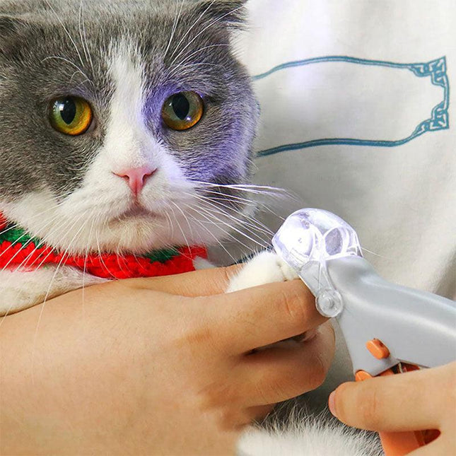 Cat Nail Clippers with Safety Lock and Non Slip Grip