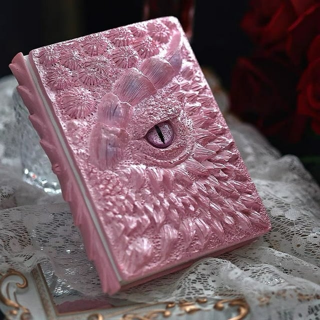 Dragon Eye Journal | Handmade 3D Embossed Notebook with Durable Resin Cover | Unique Gift for Writers 6