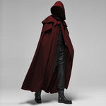 Dramatic Hooded Cape for Halloween Costumes | Elegant Gothic Design for Mysterious Style 1