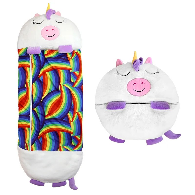 Dreamy Sack | Kids Animal Sleeping Bag with Plush Toy Combo | Cozy Companion for Peaceful Sleep 4
