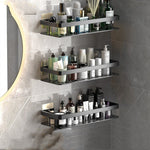 Drill-Free Bathroom Shelves | Strong Adhesive Storage Solution for Space-Saving Organization 4
