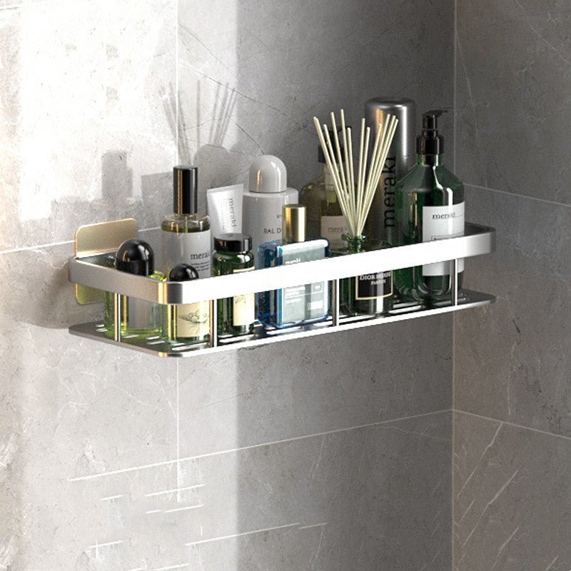 Drill-Free Bathroom Shelves | Strong Adhesive Storage Solution for Space-Saving Organization 5