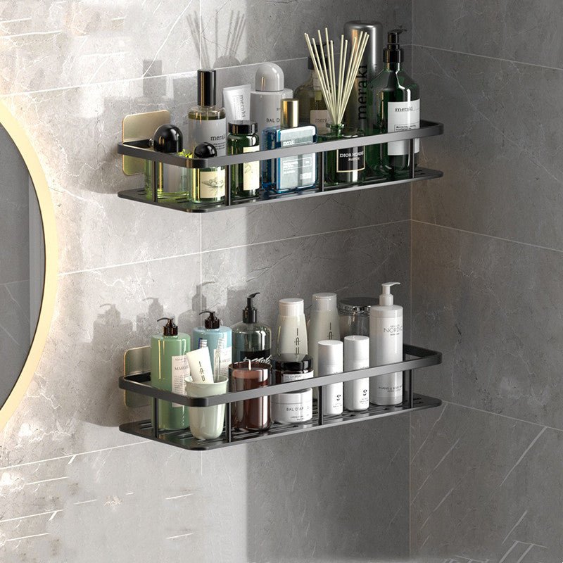 Drill-Free Bathroom Shelves | Strong Adhesive Storage Solution for Space-Saving Organization 8