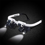 Dual Lens Magnifying Glasses with Adjustable LED Light | Ergonomic Design for Enhanced Clarity 4