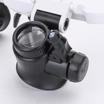 Dual Lens Magnifying Glasses with Adjustable LED Light | Ergonomic Design for Enhanced Clarity 5