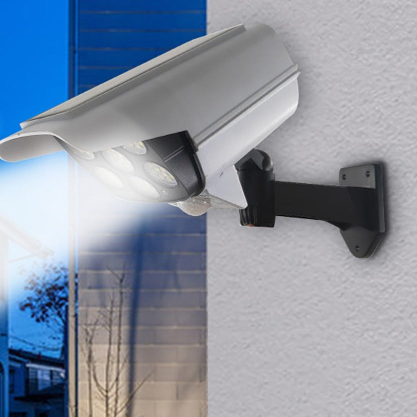 Dummy Security Camera with LED Light | Realistic Fake Surveillance for Home Security 0