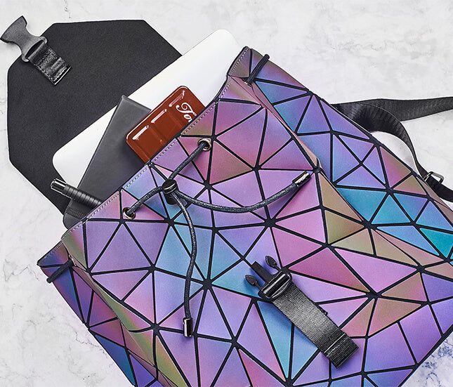 Dynamic Color-Changing Travel Backpack with Reflective Technology | Stylish & Functional for Daily Use 4