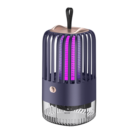 USB Rechargeable Mosquito Repellent Lamp, Silent Chemical Free UV Mosquito Killer Light for Bedroom, Patio and Camping, 323 sq ft