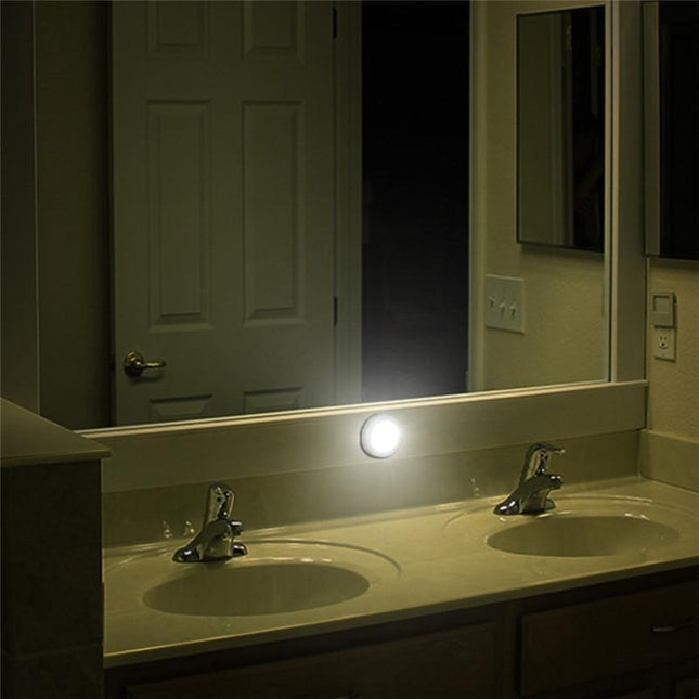 Motion Sensor Night Light, Battery Operated LED Night Light for Hallway, Wireless Stick On Night Lights for Stairs