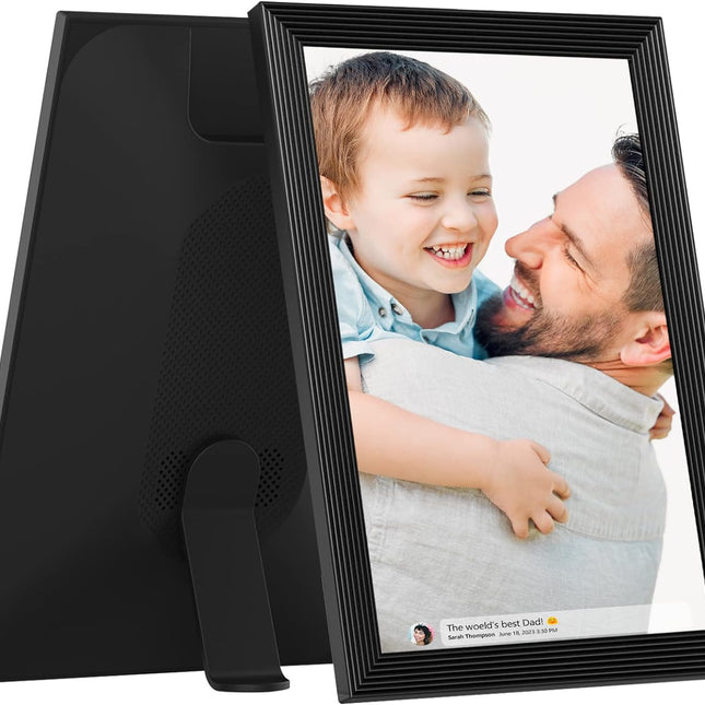 WiFi Digital Picture Frame 10.1 Inch, Digital Photo Frame with Video and Camera