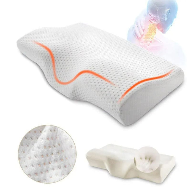 Side Sleeper Pillow, Ergonomic Memory Foam Pillow for Neck Pain