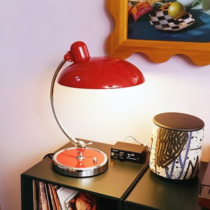 Vintage Table Lamp, Retro Bedroom Lamp for Reading