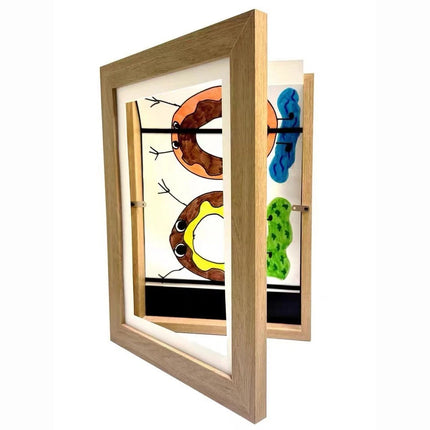 Picture Frame for Kids Artwork, Magnetic Certificate Frame for Photos