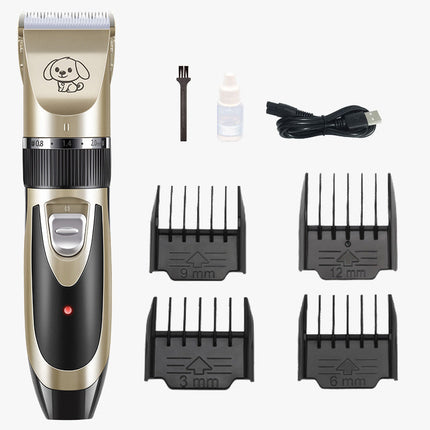 Dog Grooming Supplies, Cordless Dog Clippers with 4 Combs – image 4