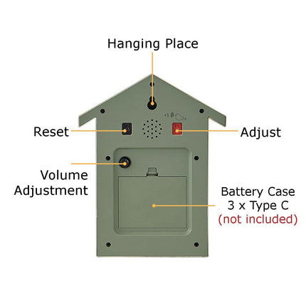 Cuckoo Clocks for Wall, Traditional Cuckoo Bird Clock – image 5