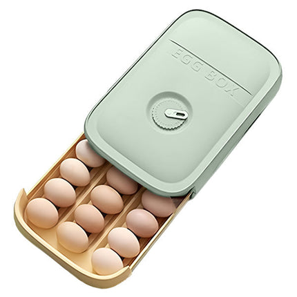 Food Storage Container for Eggs, Reusable Egg Carton Holds 12