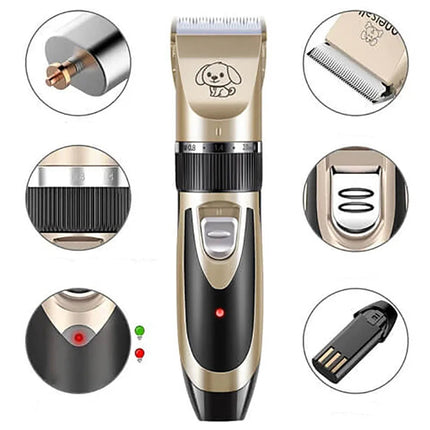 Dog Grooming Supplies, Low Noise Dog Hair Trimmer and Cat Clippers for Paws and Face – image 5