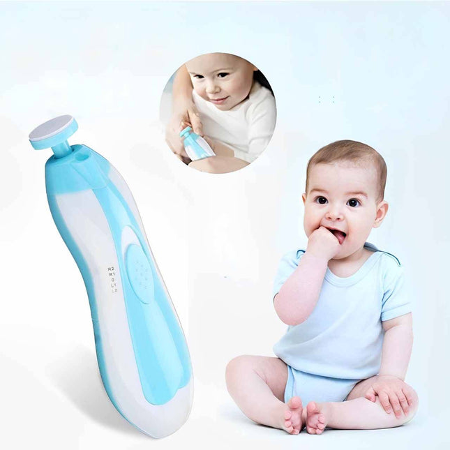 Newborn Nail Trimmer Electric with LED Light, Baby Nail Trimmer with 6 Grinding Heads, 4 Speed Quiet Nail Trimmer (2)