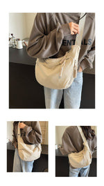 EVERCARRY | Nylon Shoulder Bag with Smart Compartments for Daily Use 3