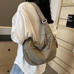 EVERCARRY | Nylon Shoulder Bag with Smart Compartments for Daily Use 5