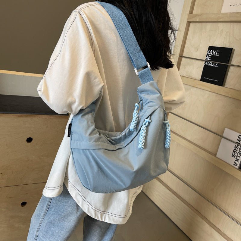 EVERCARRY | Nylon Shoulder Bag with Smart Compartments for Daily Use 6
