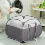 Easy Move Carry Laundry Basket with Reinforced Handles | Collapsible Design for Effortless Transport 1
