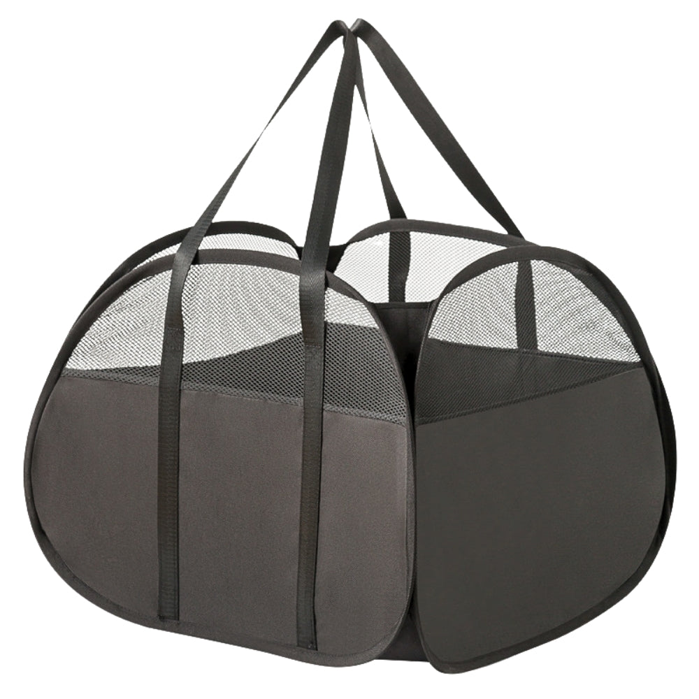 Easy Move Carry Laundry Basket with Reinforced Handles | Collapsible Design for Effortless Transport 4