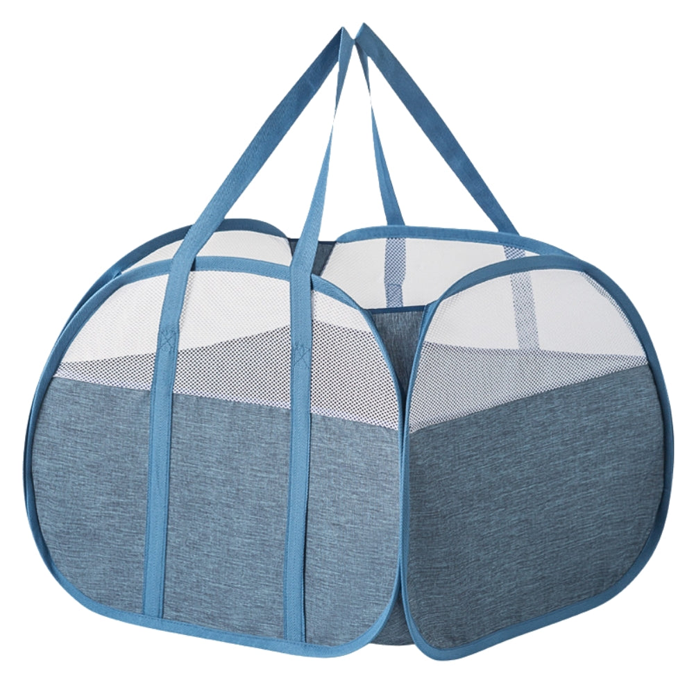 Easy Move Carry Laundry Basket with Reinforced Handles | Collapsible Design for Effortless Transport 5