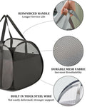 Easy Move Carry Laundry Basket with Reinforced Handles | Collapsible Design for Effortless Transport 6