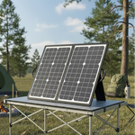 EcoCharge | 1000W Portable Solar Panel Kit with Multi-Port Charging | Durable Design for Outdoor Power 0
