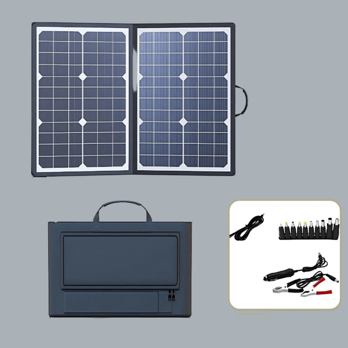 EcoCharge | 1000W Portable Solar Panel Kit with Multi-Port Charging | Durable Design for Outdoor Power 4