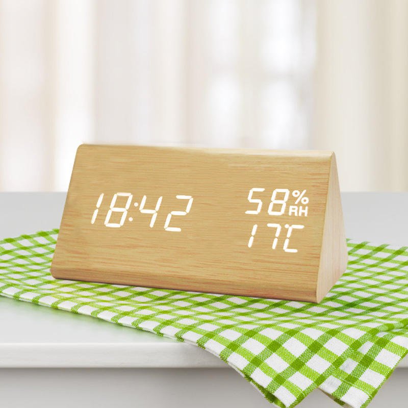 EcoClock | Digital Wall Clock with Adjustable Brightness & Temperature Display | Minimalist Design for Stylish Home Decor 7