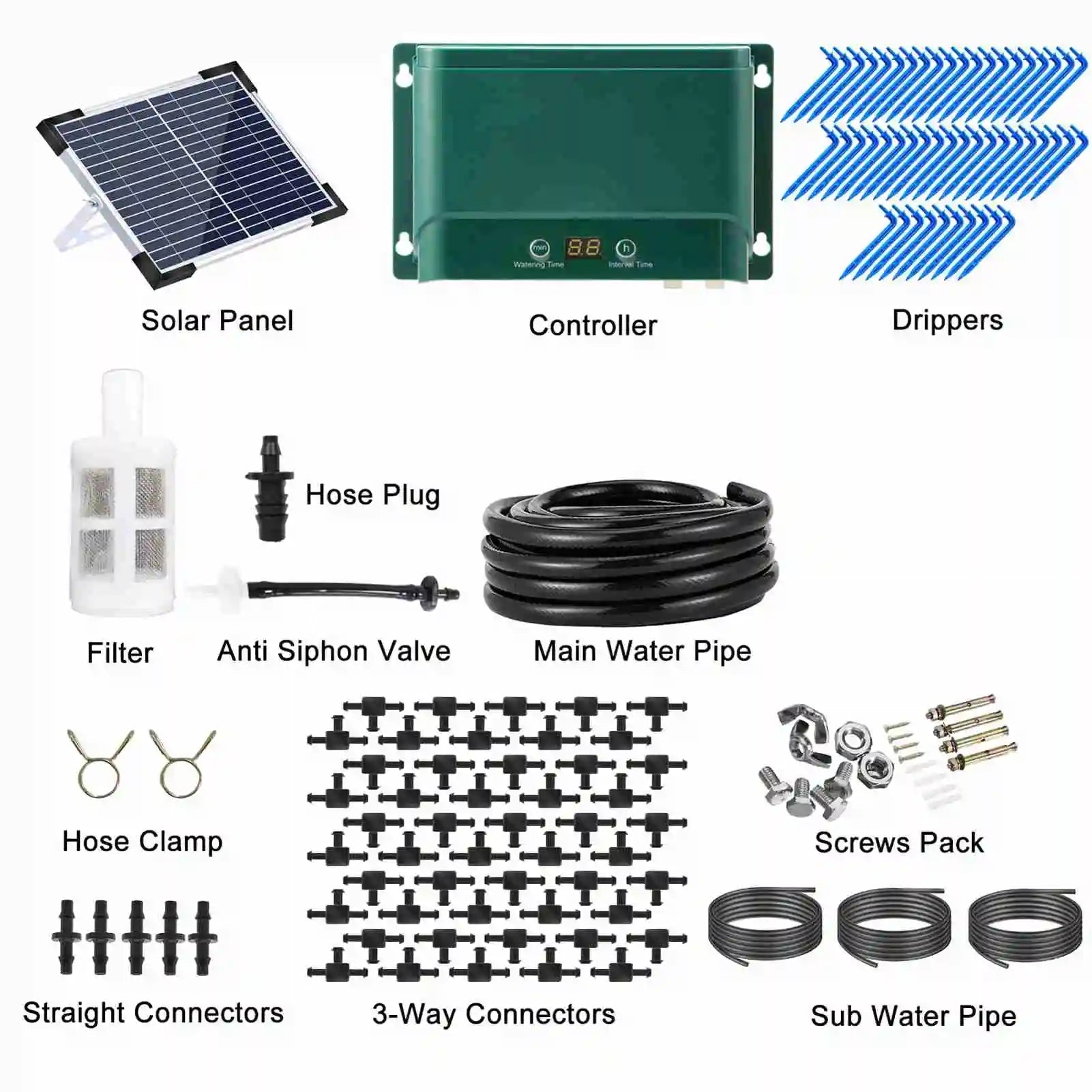 EcoFlow | Solar Drip Irrigation System Kit with 30 Modes & 7 Timers for Efficient Plant Care 6