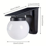 EcoGlow | Solar Outdoor Wall Light with Smart Dimming Feature | Weather-Resistant Design for Effortless Outdoor Illumination 5