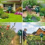EcoGuard | 360-Degree Solar-Powered Animal Deterrent System with Smart Detection Technology | Effective Protection for Your Garden 3
