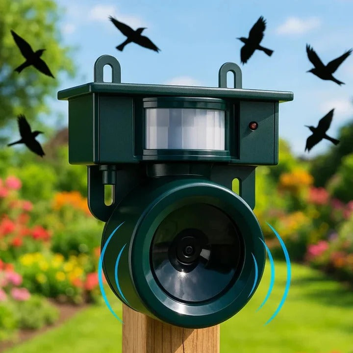 EcoGuard | Solar-Powered Animal Repeller with Motion Detection & Custom Sounds | Durable Outdoor Device for Effective Pest Control 0