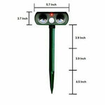 EcoGuard | Solar-Powered Motion-Activated Animal Deterrent with Ultrasonic Technology | Safe Solution for Garden Protection 5