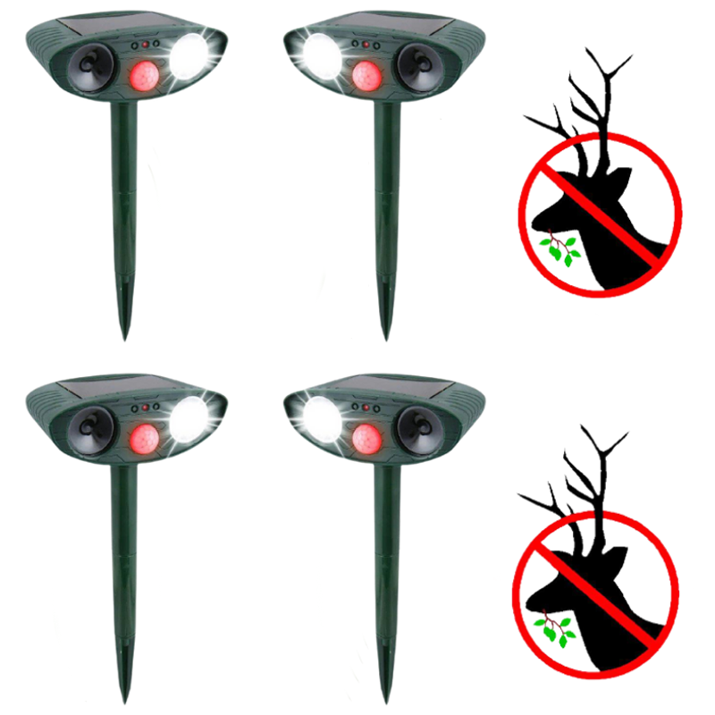 EcoGuard | Solar-Powered Ultrasonic Deer Repeller with Motion Sensor | Effective Protection for Gardens and Yards 7