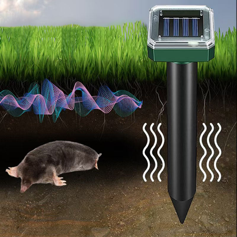 EcoGuard | Solar Ultrasonic Rodent Repellent with Variable Frequency Technology | Chemical-Free Pest Control for Outdoor Areas 0