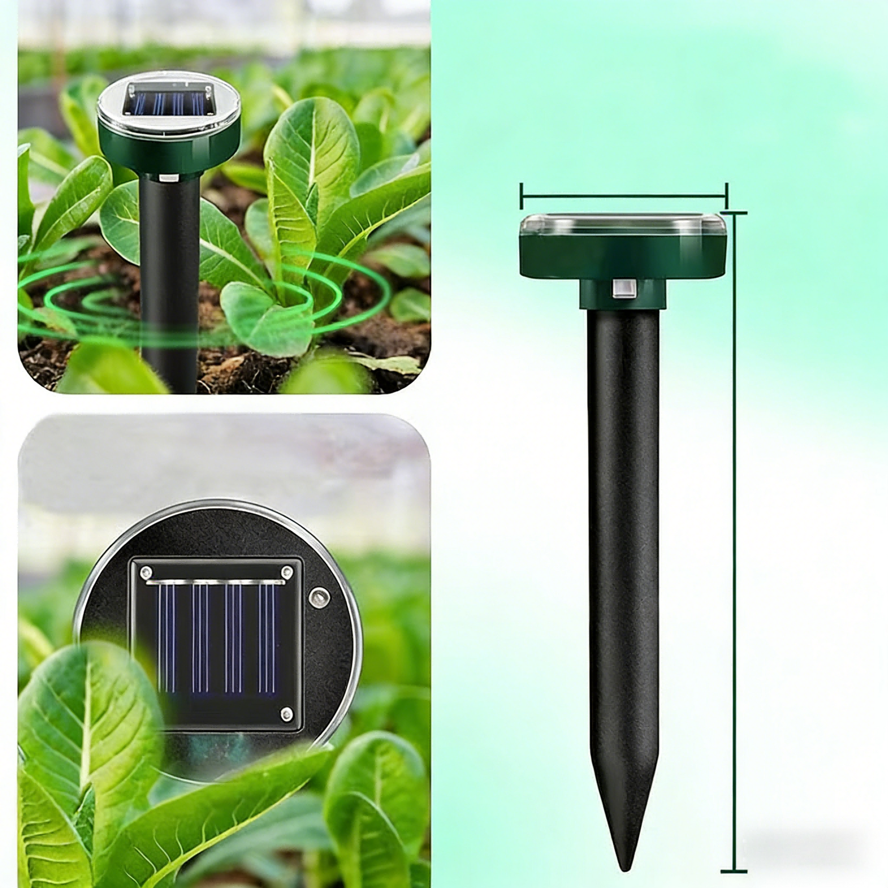 EcoGuard | Solar Ultrasonic Rodent Repellent with Variable Frequency Technology | Chemical-Free Pest Control for Outdoor Areas 4