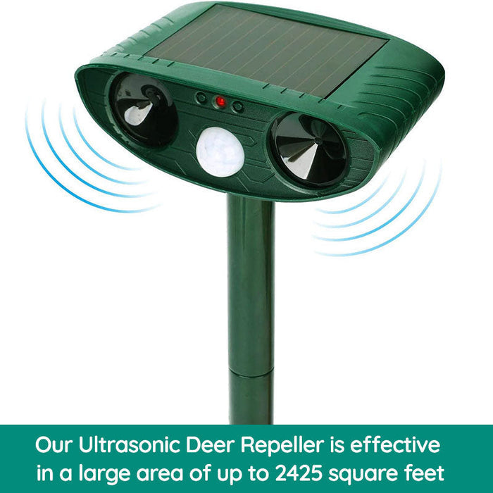 EcoGuard | Ultrasonic Animal Repeller with Solar Power & Motion Sensor | Effective Pest Control for Gardens 5
