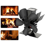 EcoHeat | Wood Stove Fan with Quiet Operation & Adjustable Temperature Control | Efficient Heat Distribution for Cozy Living 0