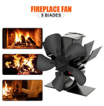EcoHeat | Wood Stove Fan with Quiet Operation & Adjustable Temperature Control | Efficient Heat Distribution for Cozy Living 6