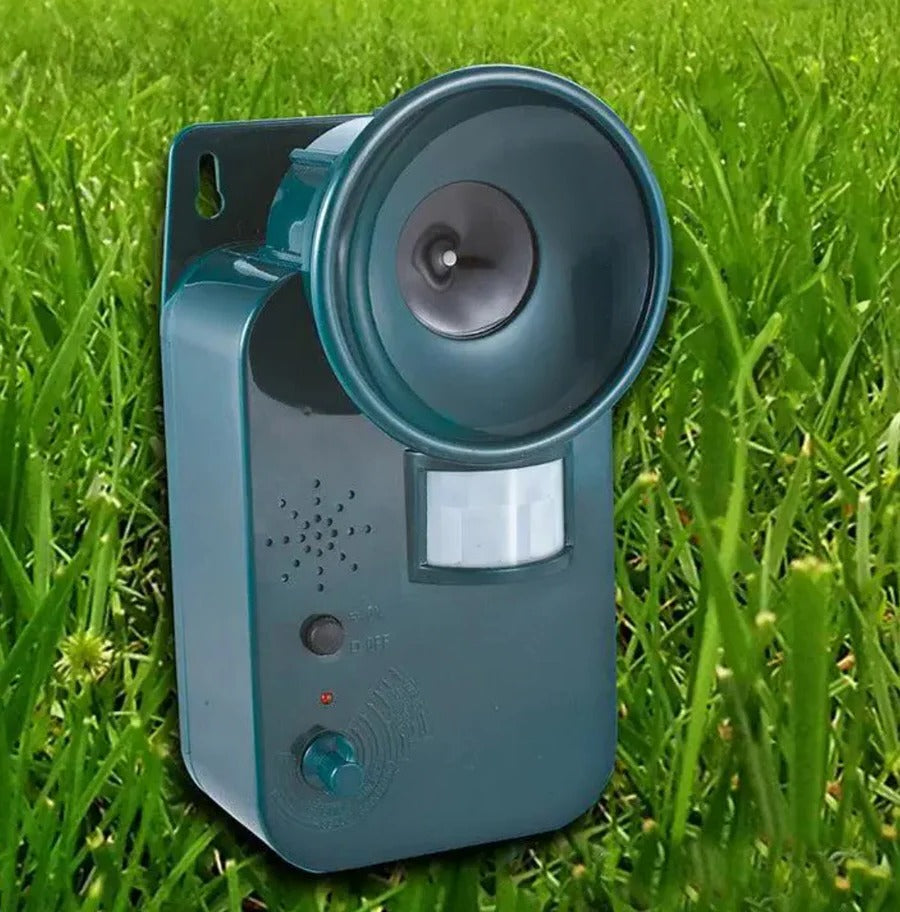EcoShield | Wireless Ultrasonic Animal Deterrent with Motion Detection | Chemical-Free Cat and Bird Protection for Outdoor Spaces 0