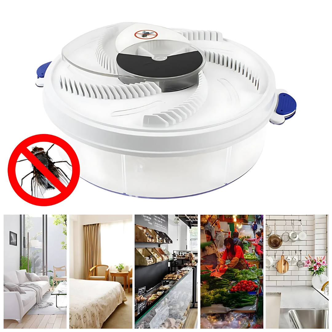 EcoTrappe | Electric Fly Catcher with LED Light & USB Power | Natural Solution for a Fly-Free Home 6