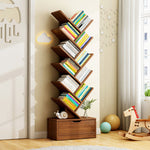 EcoWood | Stylish Eco-Friendly Walnut Bookshelves for Home Office 10