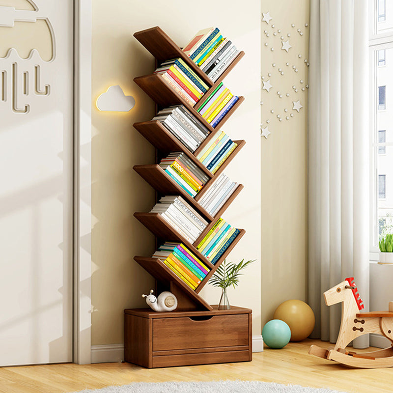 EcoWood | Stylish Eco-Friendly Walnut Bookshelves for Home Office 10