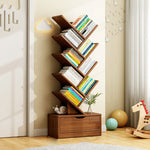 EcoWood | Stylish Eco-Friendly Walnut Bookshelves for Home Office 13