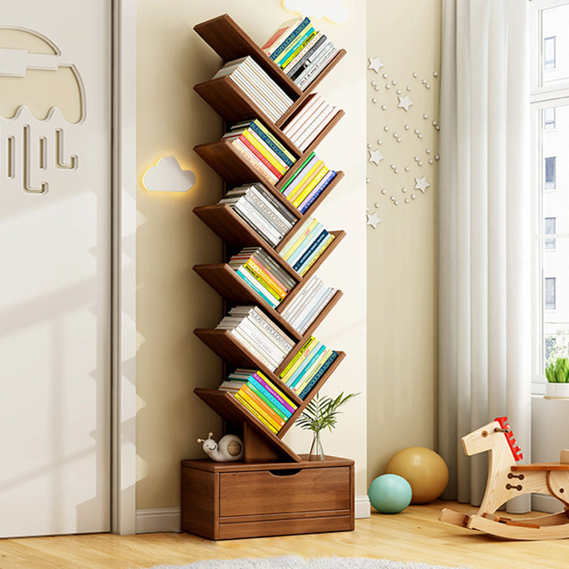 EcoWood | Stylish Eco-Friendly Walnut Bookshelves for Home Office 14